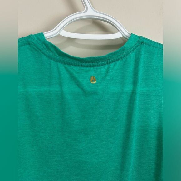 Spiritual Gangster  x Peloton Tank Top Women's Green Purple Gold‎ Logo - Picture 7 of 8